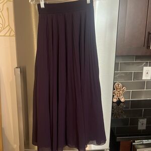 Aritzia Deep Purple Maxi Skirt
